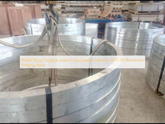 Tempaan Cincin Gulir yang Digunakan dalam Industri Dirgantara 7075 T6 Bagian Tempa Aluminium