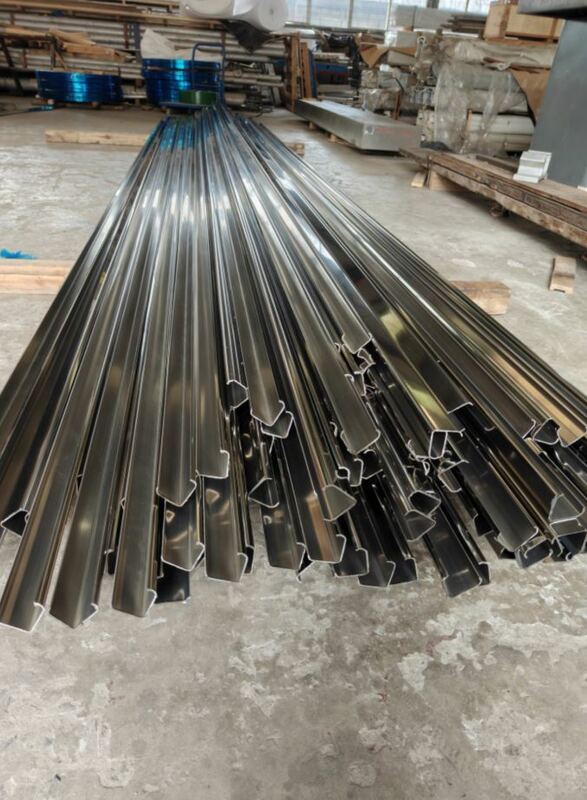 Profil Ekstrusi Aluminium Paduan Aluminium 7005 Panjang 4800MM untuk Balok Umpan Rig Pengeboran Batu Hidrolik